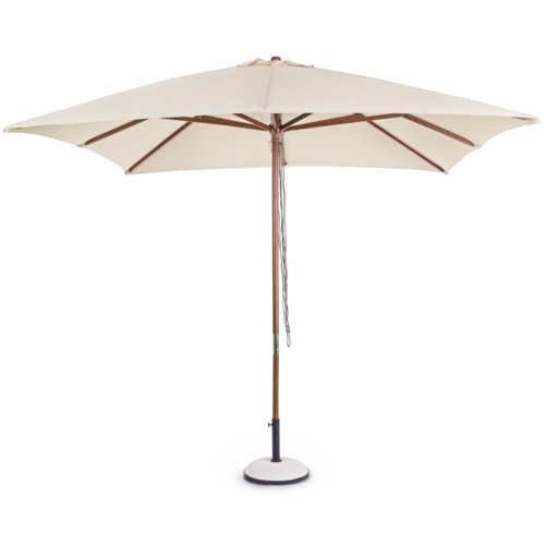 Пляжный зонт Неаполь 270 см бежевый квадратный (диаметр купола 3х3 м)